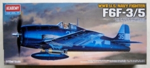 ACADEMY 1/72 12481 F6F-3/5 WWII US NAVY FIGHTER